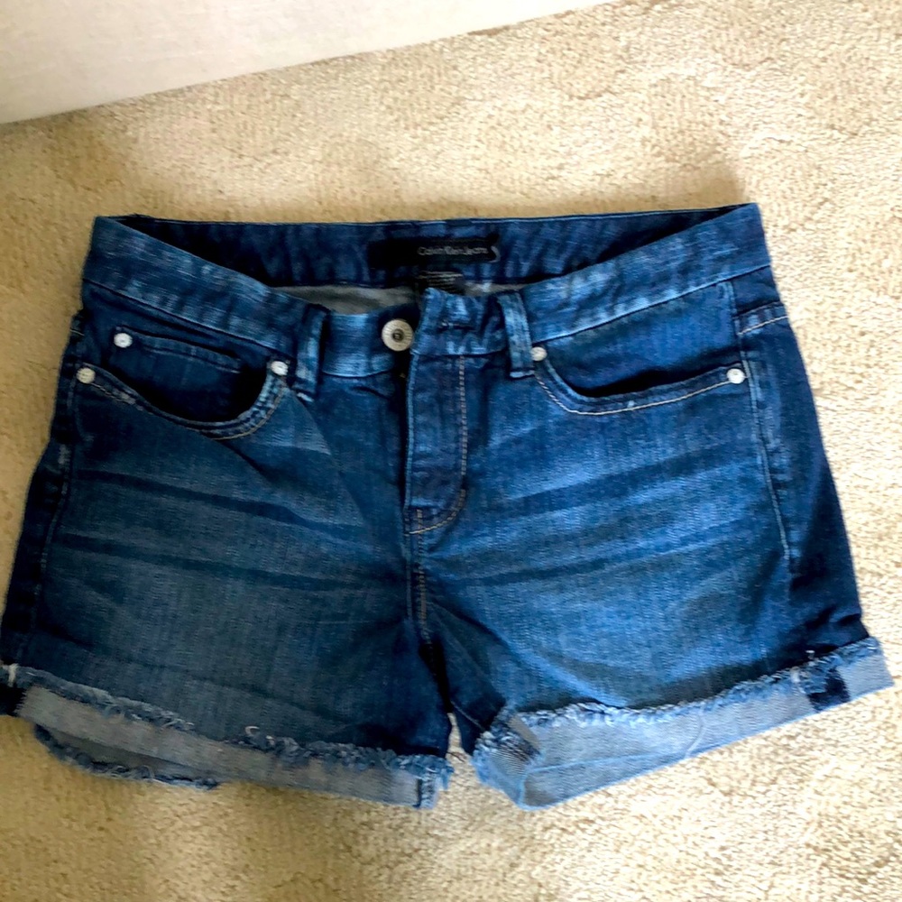 CK jean shorts